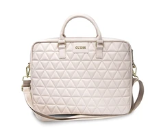 Guess Quilted krepšys kompiuteriui 15" rožinės spalvos