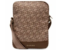 Krepšys planšetiniam kompiuteriui 10" Guess GCube Stripes (GUTB10HGCFSEW) rudos spalvos