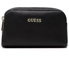 Guess, Earlene, Polyester, Textile Bag, Double Zip, Juodas, For Women, 10 x 18 x 7.5 cm