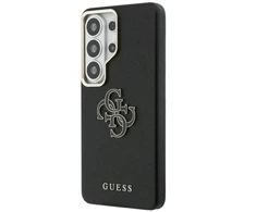 Dėklas Guess PU 4G Resin Metal Logo phone case for Samsung Galaxy S26 Ultra (S948) juodas