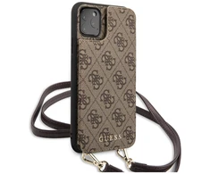 Guess 4G Crossbody telefono dėklas iPhone 11 Pro Max, rudas