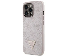 Apple iPhone 13 Pro Max Guess dėklas Crossbody 4G Metal Logo (GUHCP13XP4TDSCPP) rožinės spalvos