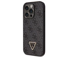 Apple iPhone 14 Pro Guess dėklas Crossbody 4G Metal Logo (GUHCP14LP4TDSCPK) juodos spalvos