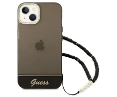 Dėklas Guess GUHCP14MHGCOHK iPhone 14 Plus 6,7" juoda juodas hardcase Translucent Pearl Strap