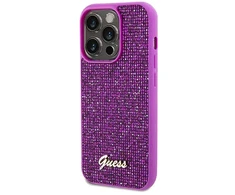 Dėklas Guess GUHCP14XPMSDGSF iPhone 14 Pro Max 6.7" fuksja fuschia hardcase Disco Metal Script