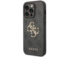 Dėklas GUESS GUHCP15L4L4GGRGGR IPHONE 15 PRO 6.1 "GRAY/GRAY HARDCASE 4G BIG METAL LOGO