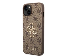 Dėklas GUESS GUHCP15S4GBBB IPHONE 15/14/13 6.1 "BRONZE / BROWN HARDCASE 4G BIG METAL LOGO