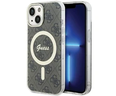 Guess GUHMP15MH4STW Apple iPhone 15 Plus/ 14 Plus 6.7"rudos spalvos dėklas IML 4G MagSafe