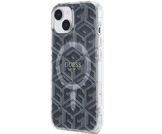 Dėklas Guess GUHMP15MHGCUSTGK iPhone 15 Plus | 14 Plus 6.7" juoda|juodas hardcase IML GCube MagSafe