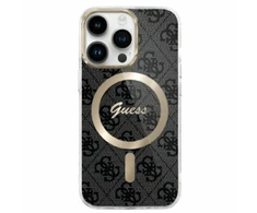 Guess IML 4G MagSafe Apple iPhone 16 Pro Max - dėklas telefonui juodos spalvos