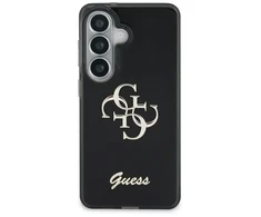 Dėklas Guess IML 4G Script Metal Logo phone case for Galaxy S26 (S942) juodas