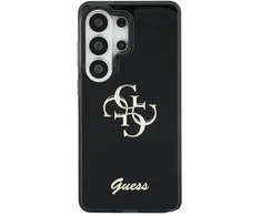 Dėklas Guess IML 4G Script Metal Logo phone case for Samsung Galaxy S26 Ultra (S948) juodas