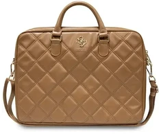 Guess krepšys kompiuteriui GUCB15ZPSQSSGW 16″ rudos spalvos Quilted 4G