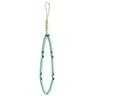 Guess Phone Strap GUSTPEARP mėlynas Heishi Beads
