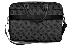 Dėklas Guess - Guess PU 4G Metal Logo Computer Bag 15/16" Pilkas