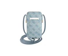 Dėklas Guess Handbag GUPHL4GMGBL 6.7" mėlynas/mėlynas hardcase 4G Big Metal Logo