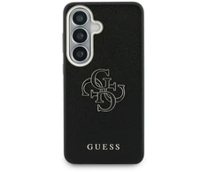 Dėklas Guess PU 4G Resin Metal Logo phone case for Samsung Galaxy S26+ (S947) juodas
