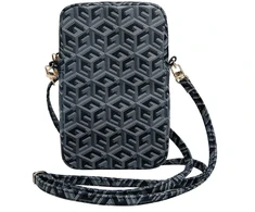 Guess krepšys su užtrauktuku GCube Bottom Stripe (GUWBZPGCSPGK) juodos spalvos
