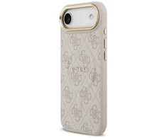 „Guess 4G PU Classic Logo MagSafe“ dėklas, skirtas „iPhone 17 Air“ - Rožinė