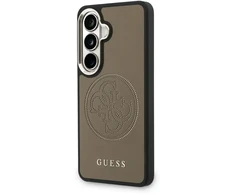 Dėklas Guess PU Perforated 4G Logo phone case with MagSafe support for Samsung Galaxy S26 (S942) ruda