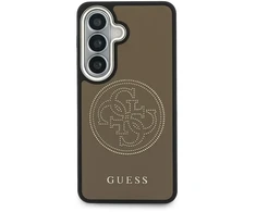 Dėklas Guess PU Perforated 4G Logo phone case with MagSafe support for Samsung Galaxy S26 (S942) ruda