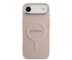 Guess PU Saffiano MagSafe dėklas skirtas Apple iPhone Air rožinės spalvos
