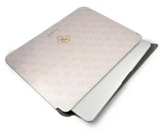 Guess PU 4G Metal Logo Computer Sleeve 13" Rožinė