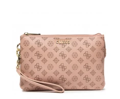 Guess, Textile Makeup Bag, Nude