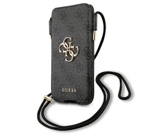Guess krepšys 6,7" 4G Metal Logo (Guhcp12l4gpsgr) pilkos spalvos