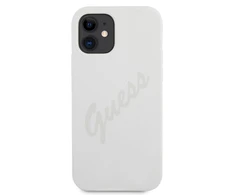 GUESS GUHCP12SVCRONE IPHONE 12 MINI 5.4" KREMINIS / KREMINIS KIETAS DĖKLAS SCRIPT VINTAGE