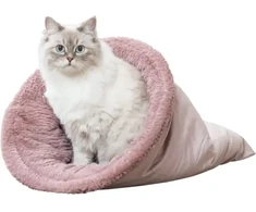Guļvieta dzīvniekiem - Trixie Xmas Livia Soft cuddly sack, square, ø 40 × 60 cm