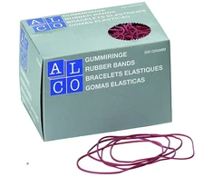 Gumijas naudas iesaiņošanai ALCO 1.5xD65mm, 500g, sarkana