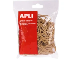 Gumelės Apli, 100x2mm, 1kg, natūralios spalvos