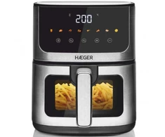 Haeger AF-D47.005A „Magic Window“ karšto oro gruzdintuvė 8in1, 4,7 l, 1400 W