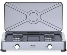 BoT Haeger GC-02E.022A Double Cook dviejų žiedų dujinė viryklė