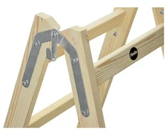 Hailo Double-sided ladder H40 StandardLine / wooden / 2x5 steps