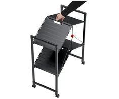 Hailo Folding shelf on wheels Quickboard / juodas