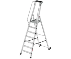 Hailo Ladder mobile platforms Master P80 / aluminum / 7 steps