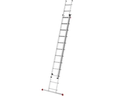 Hailo S80 ProfiStep duo stairs / aliuminio / 2x12 steps