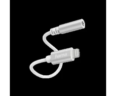 Hama ADAPTER AUDIO, LIGHTNING - 3,5mm JACK WTYK, Baltas
