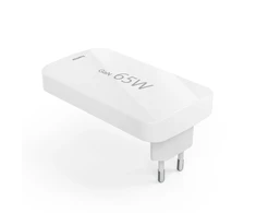 Hama 65W GaN, 2X USB-C, 1X USB-A, balta