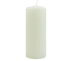 Hansa Candle Galda svece cilindrs, 8 x 20 cm, balta, 1 gab.