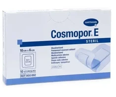 Hartmann Cosmopor E Steril absorbuojantis lipnus tvarstis 10X6cm 10 vienetų