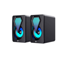 Havit SK210mini PRO kompiuterinės kolonėlės 2.0 RGB juodos spalvos