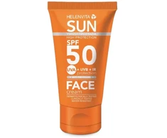 Helenvita Sun UVA &amp; UVB Protection Before Sun Exposure Kreminis For Face SPF 50, 50 ml