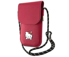 Hello Kitty odinis dėklas krepšys Daydreaming Cord (HKOWBSKCDKP) rožinės spalvos