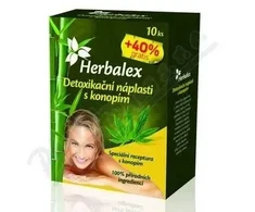 Herbamedicus Detox patches with cannabis 10 pcs + 40% FREE