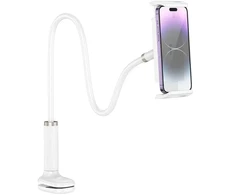 HOCO adjustable desk holder with clip HD10 baltas