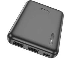 HOCO išorinė baterija 5000 mAh 2A J115 juoda