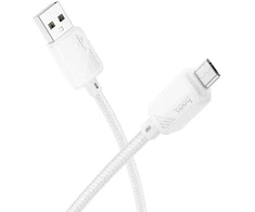 USB A į Micro USB laidas Hoco 2,4A 1 m X113 baltas